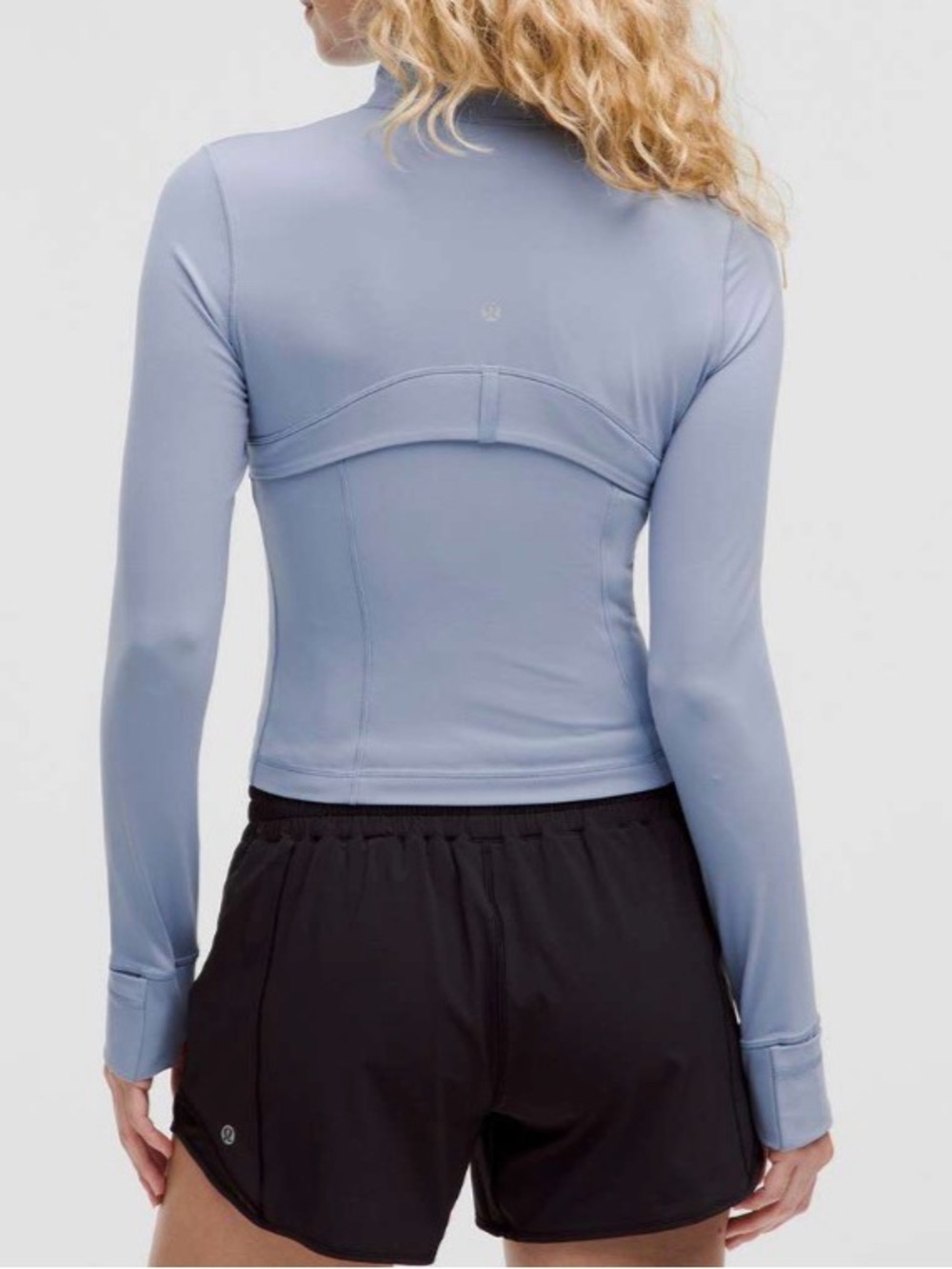 Lululemon Define Cropped Jacket Nulu ~ 6 ~ Blue Willow - Picture 14 of 16